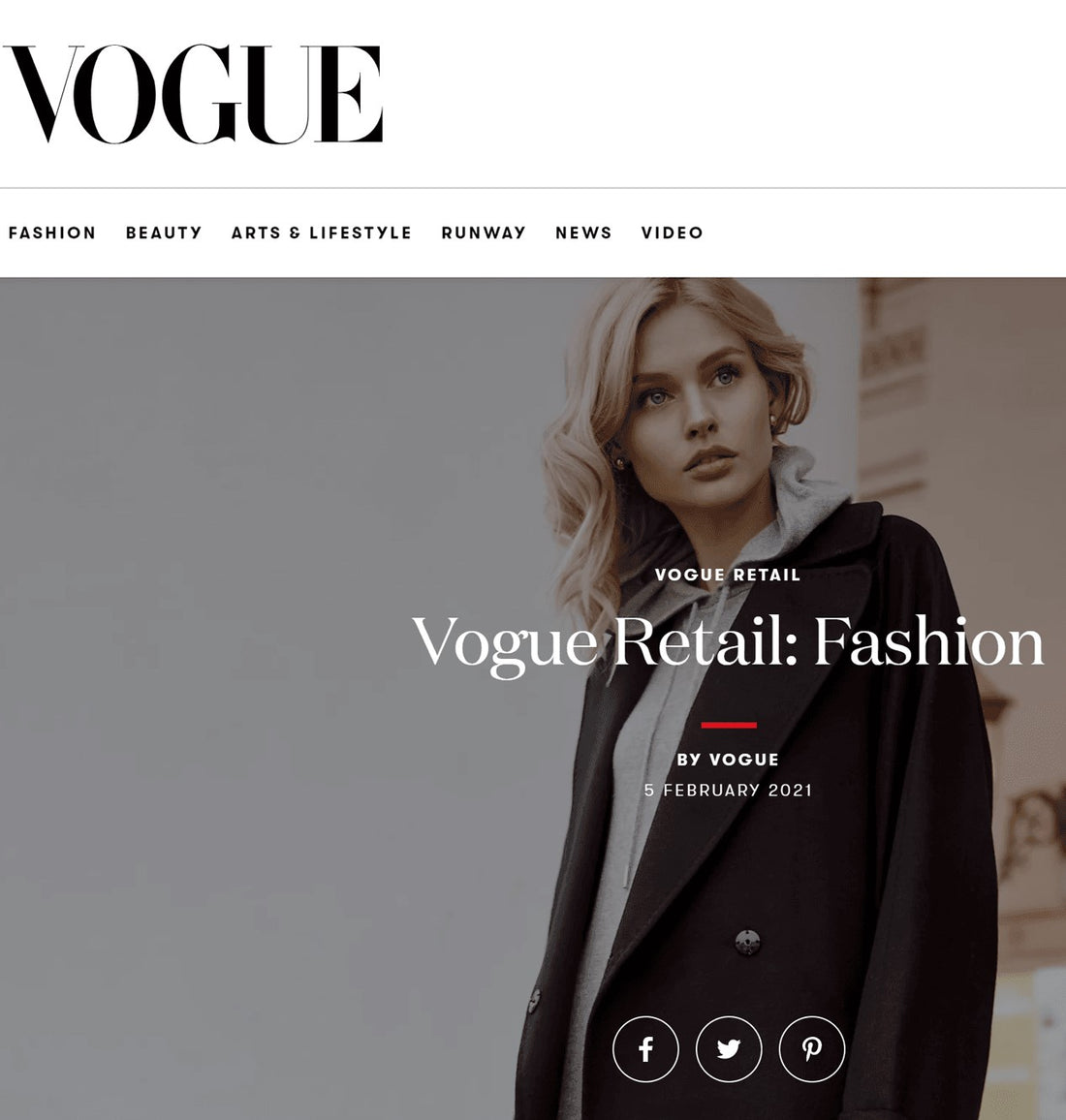 WE'RE FEATURED IN VOGUE!
