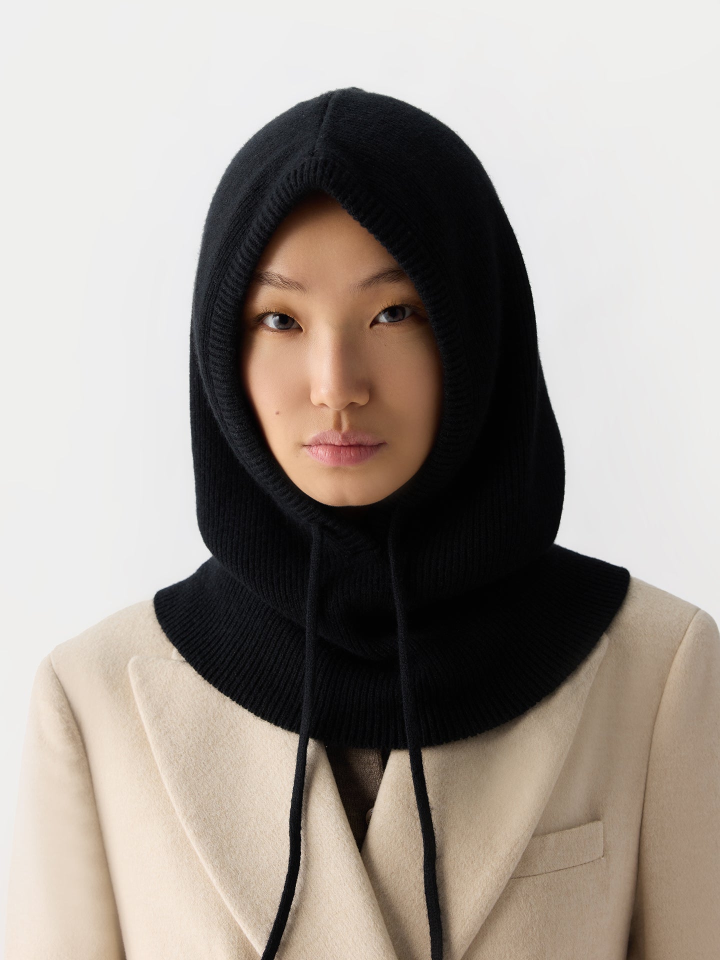 Cashmere Neck Warmer – 100% Mongolian Cashmere BlackI GOBI Cashmere