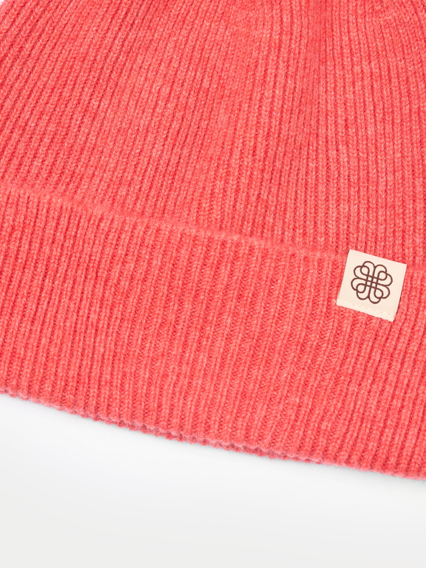 Cashmere Rib Knit Beanie