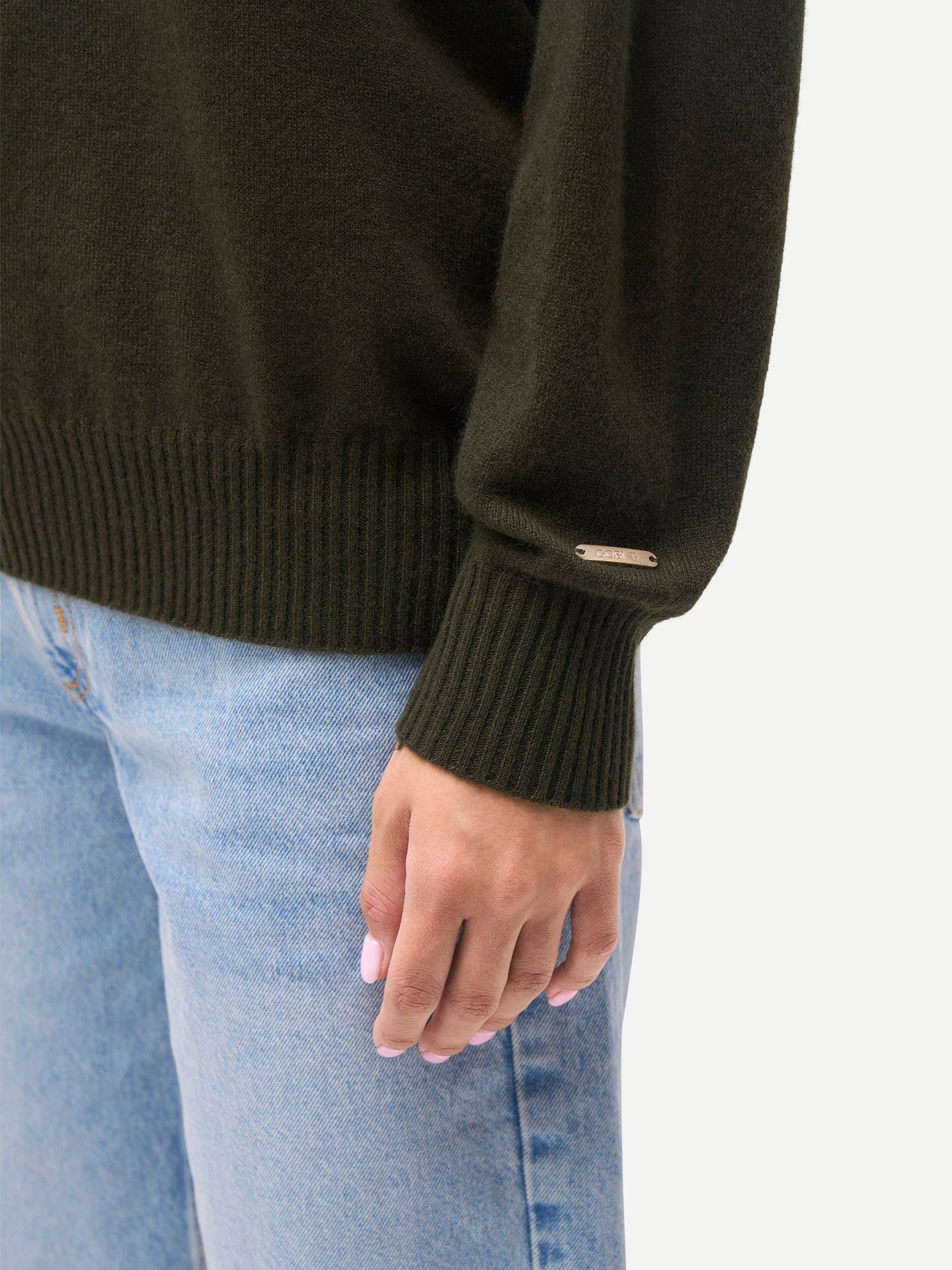 Women T-Neck Cashmere Sweater