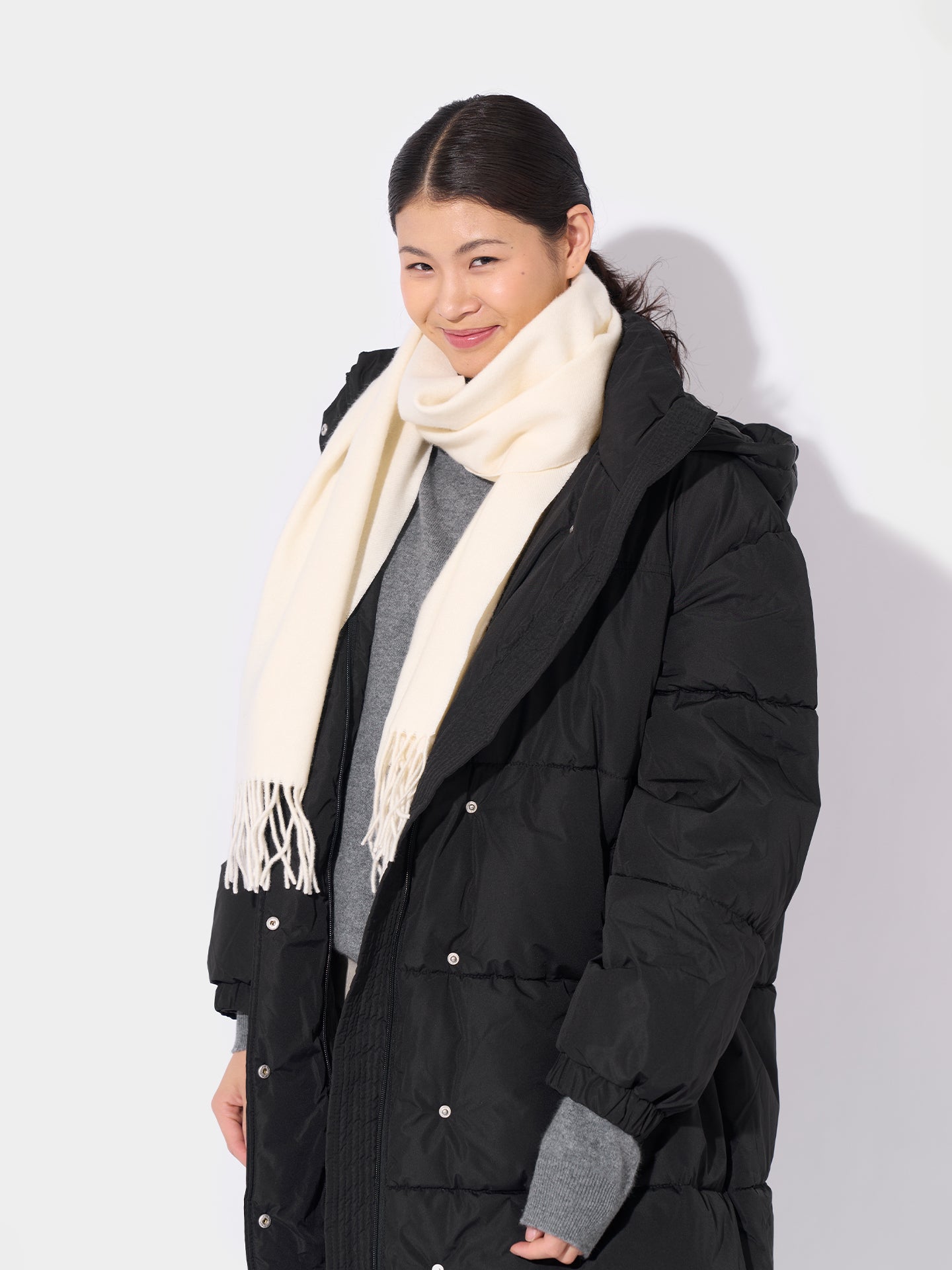 Cashmere Fringed Scarf