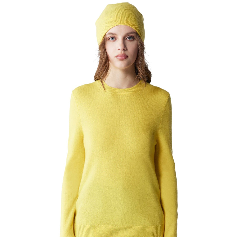$99 Cashmere Hat & Sweater Maize - Gobi Cashmere amazonimage