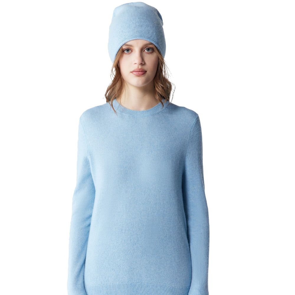 $99 Cashmere Hat & Sweater Sky Blue - Gobi Cashmere