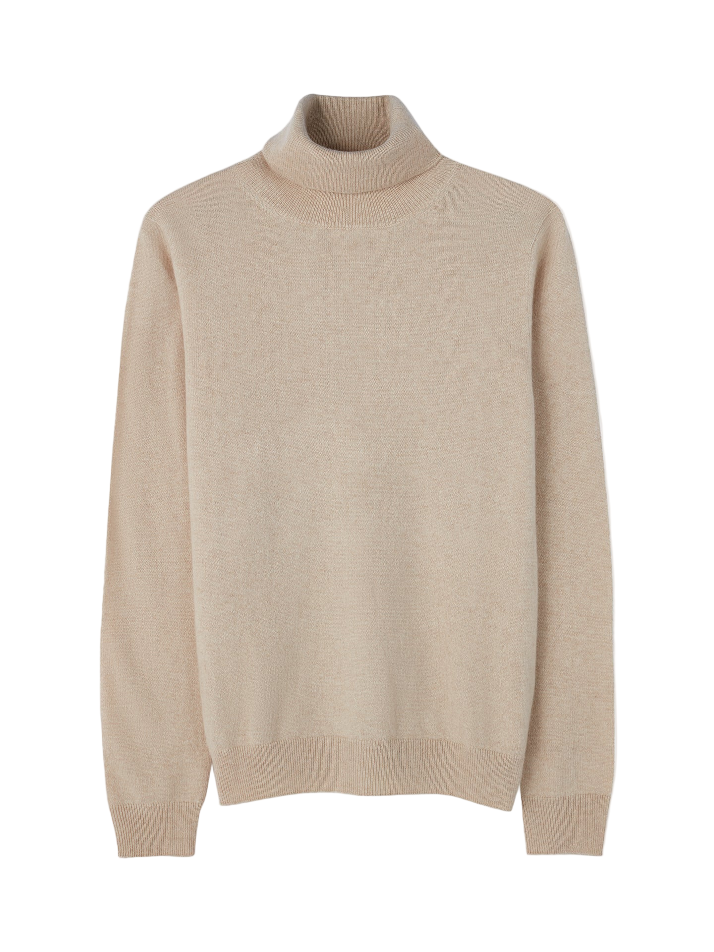 Organic Color Essential Cashmere Turtleneck Sweater