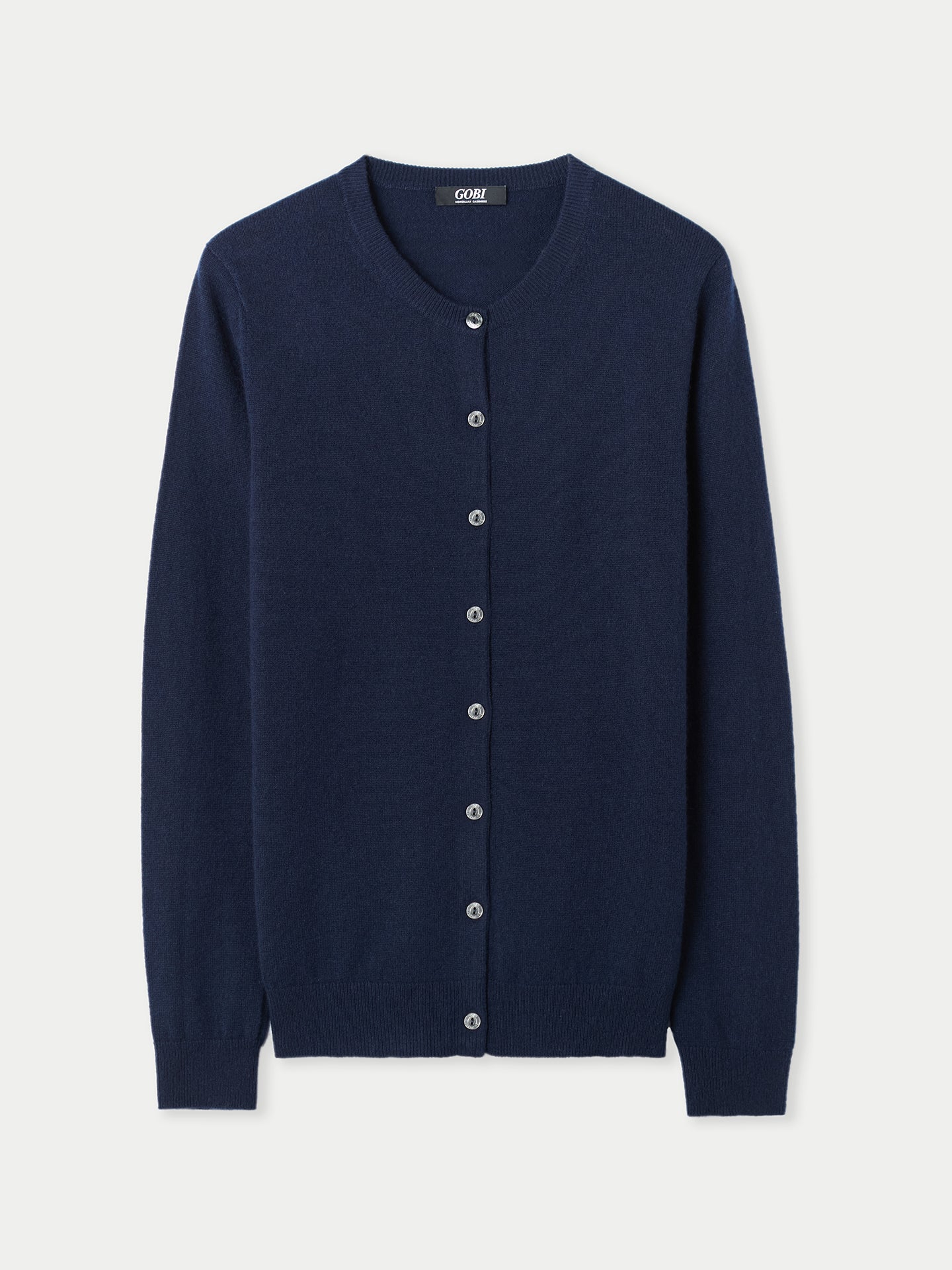 Essential Cashmere Crewneck Cardigan