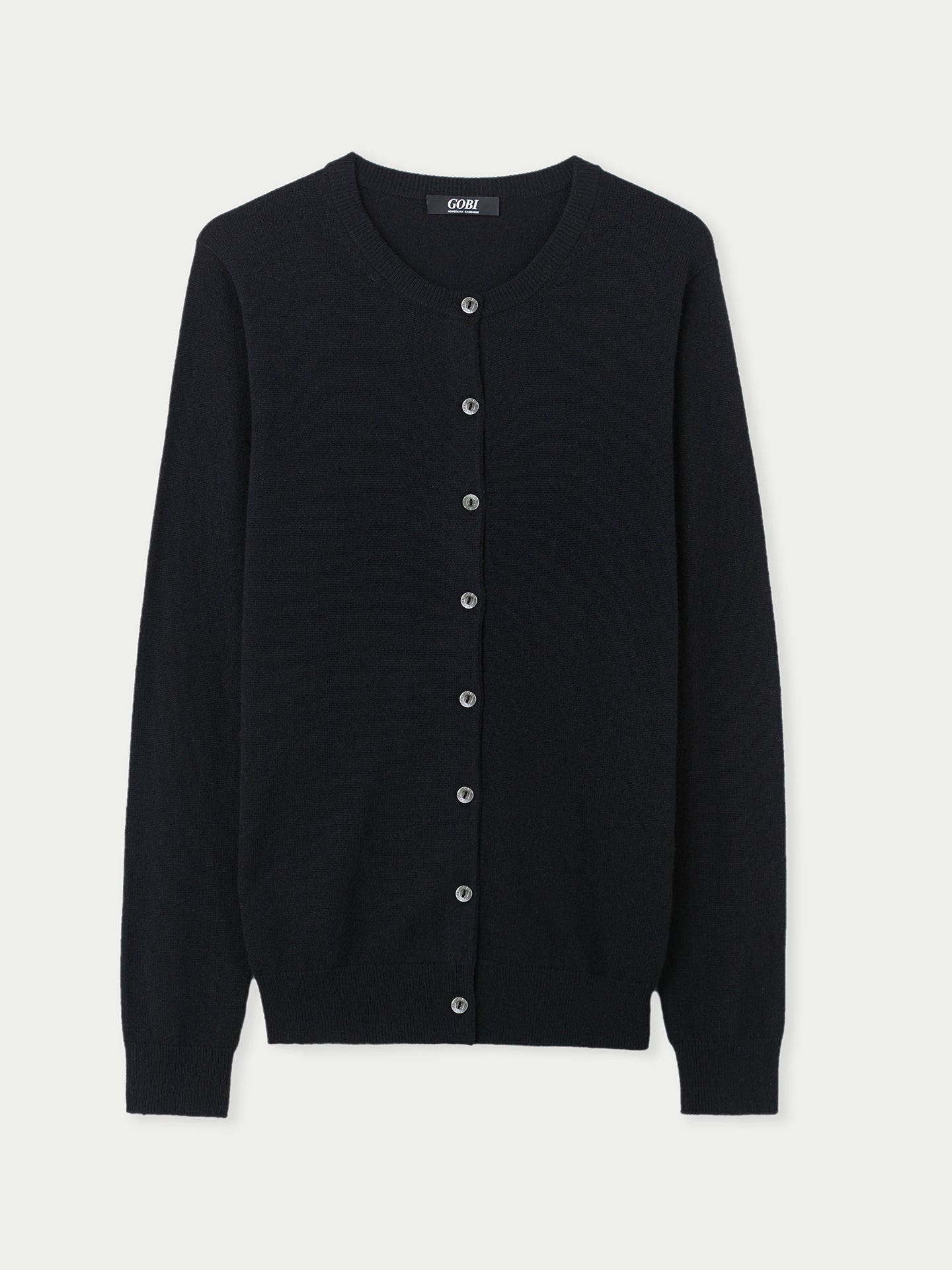 Essential Cashmere Crewneck Cardigan