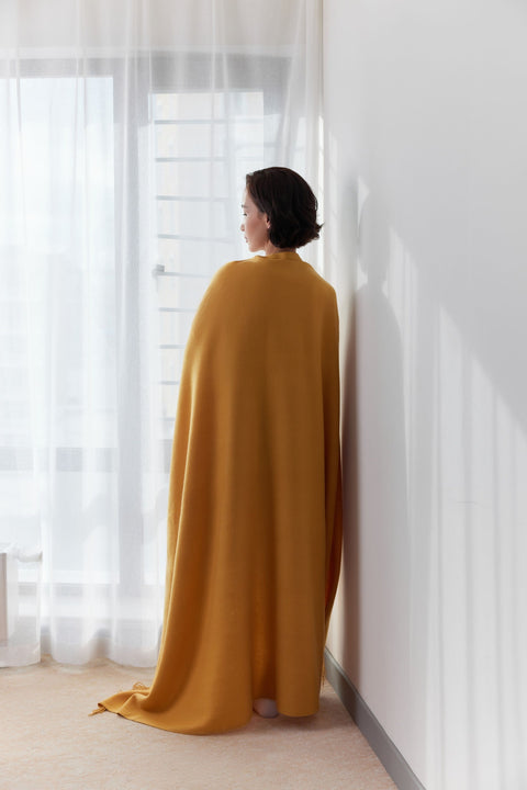 Charcoal Large Blanket With Fringe, editorial photo