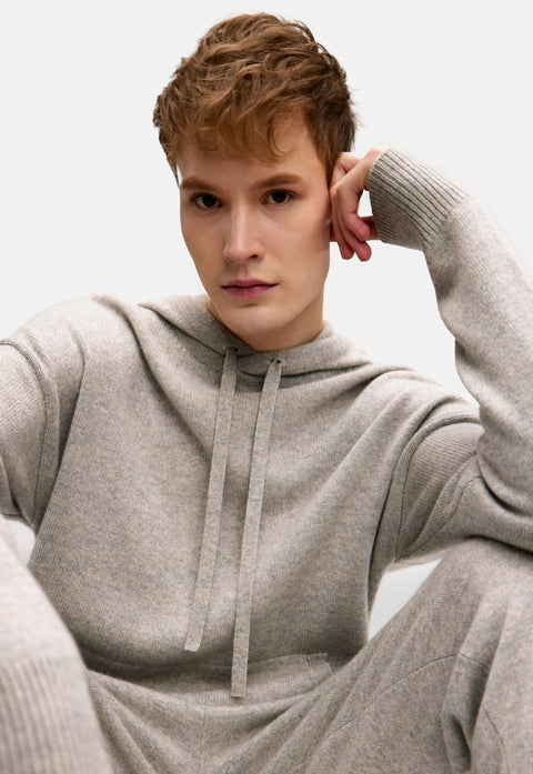 Men's Cashmere Pullover, editorial photo