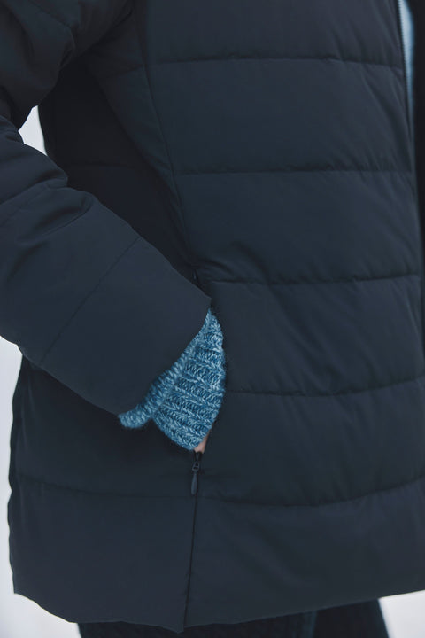 Men's CashmereTECH Jacket in Black, editorial photo