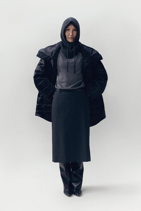 Cashmere Tailored Skirt, editorial photo