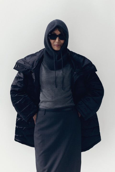 Cashmere Tailored Skirt, editorial photo
