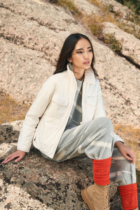 CashmereTech Light Western Jacket, editorial photo