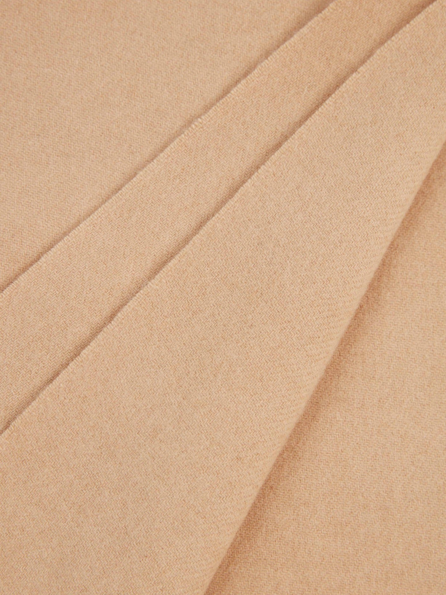 Men's Cashmere Fringe Scarf Toasted Almond - Gobi Cashmere