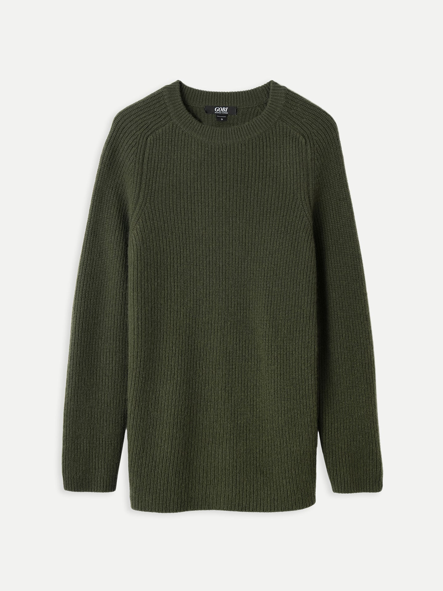 Women's Cashmere Sweater with Side Zippers Capulet Olive - Gobi Cashmere