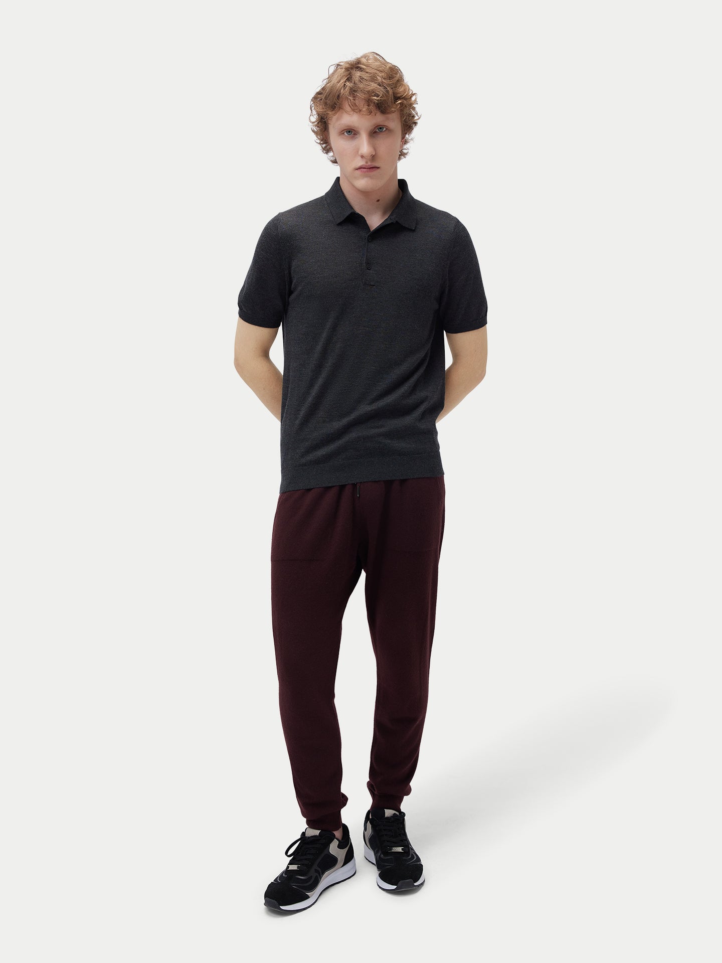 Cashmere Silk Polo Shirt