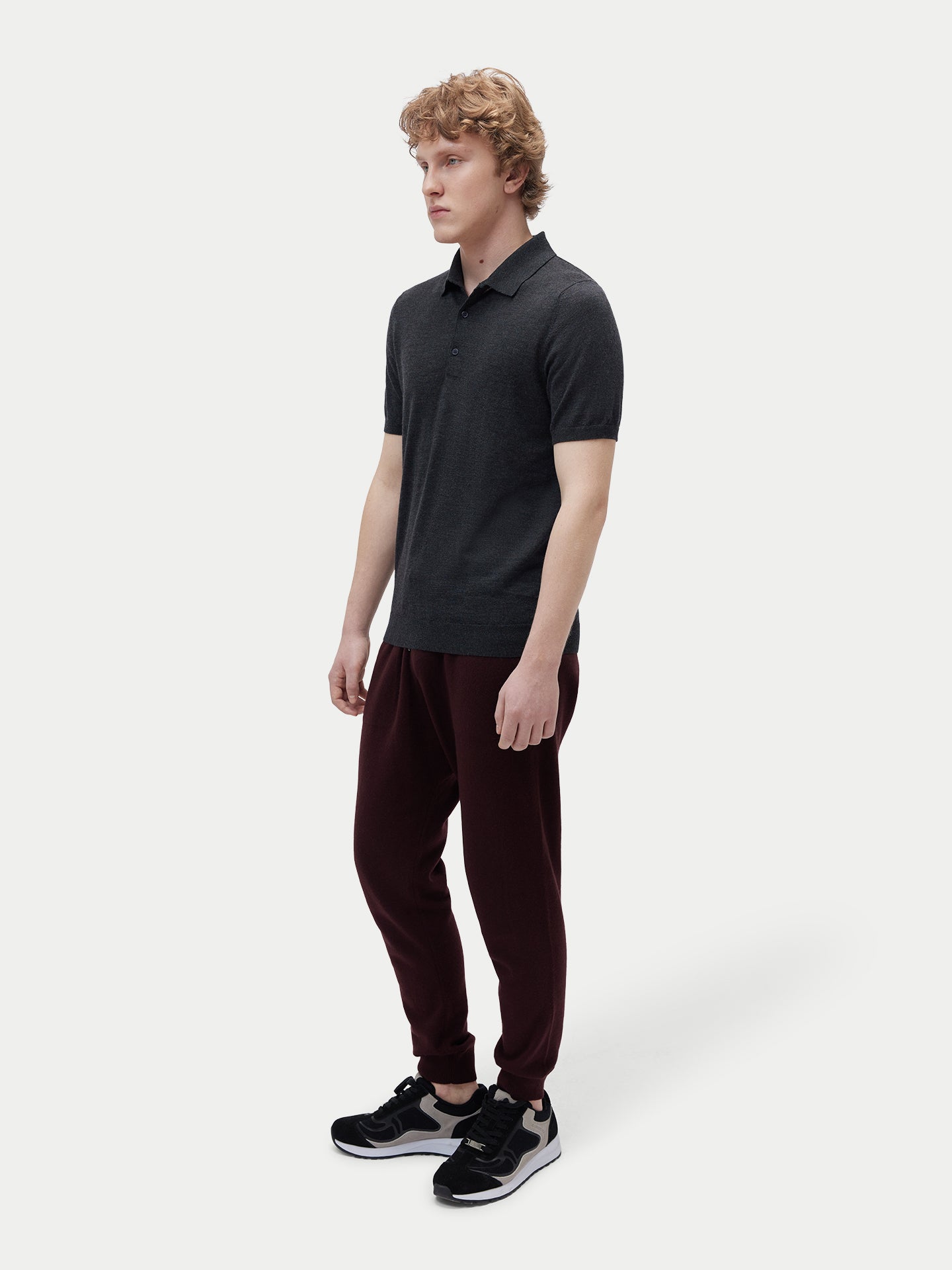 Cashmere Silk Polo Shirt