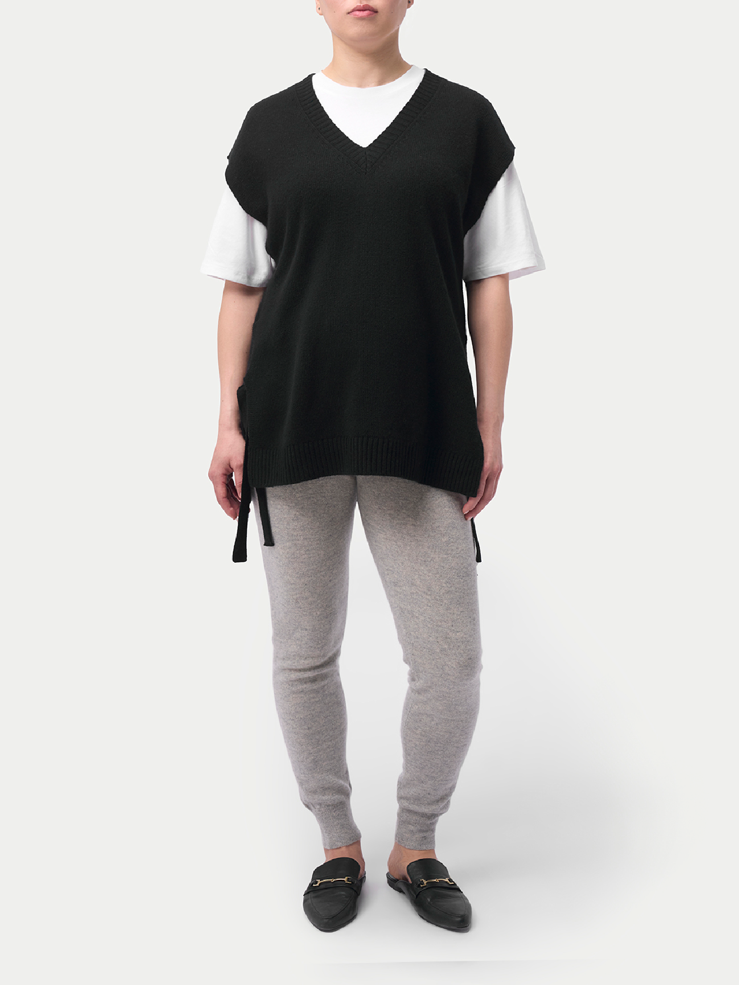 V-neck Cashmere Maternity Top