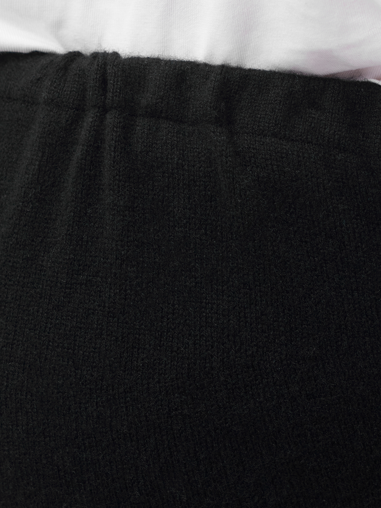 Wide-Leg Knitted Maternity Cashmere Pants