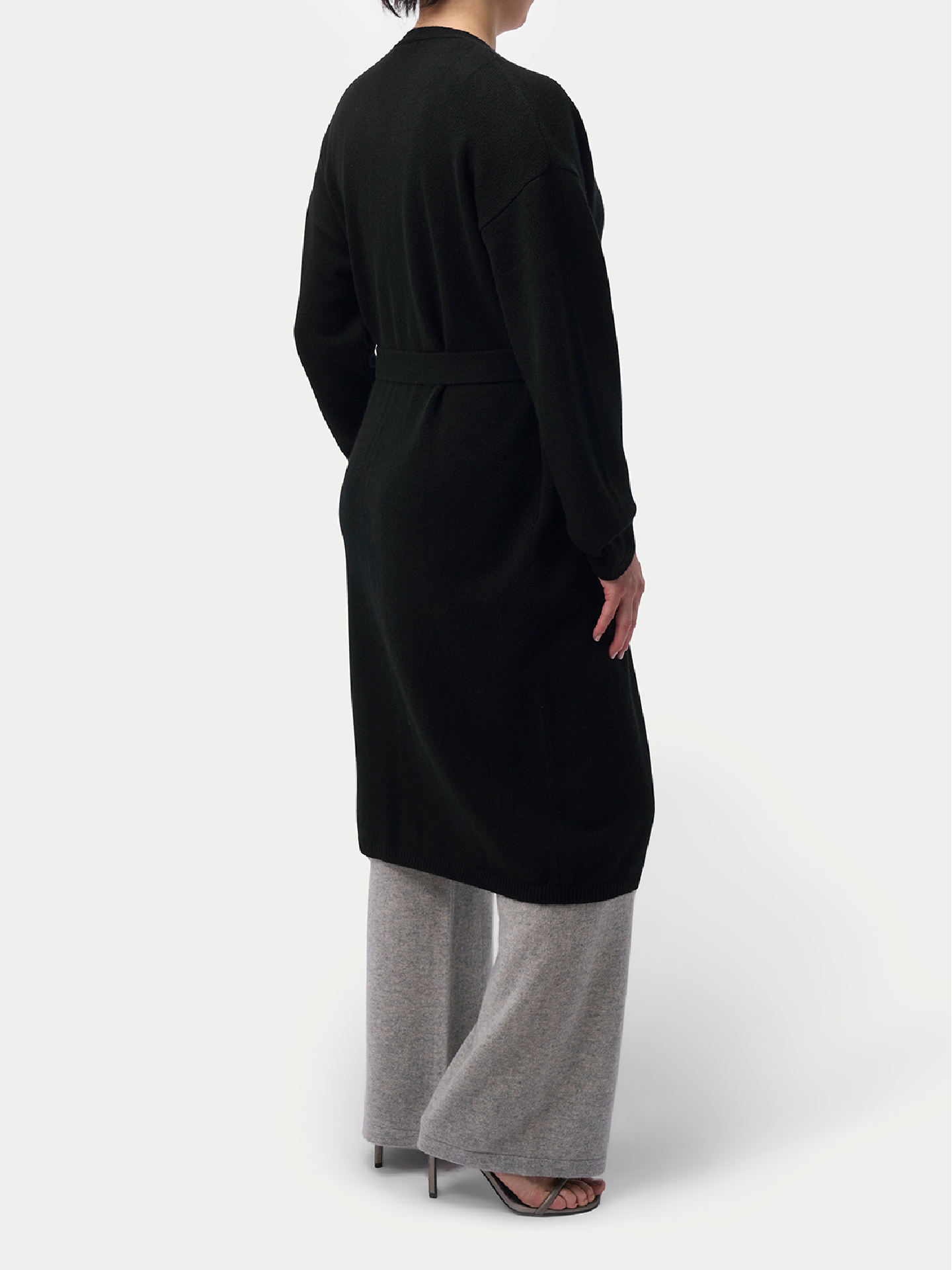 Wide-Leg Knitted Maternity Cashmere Pants