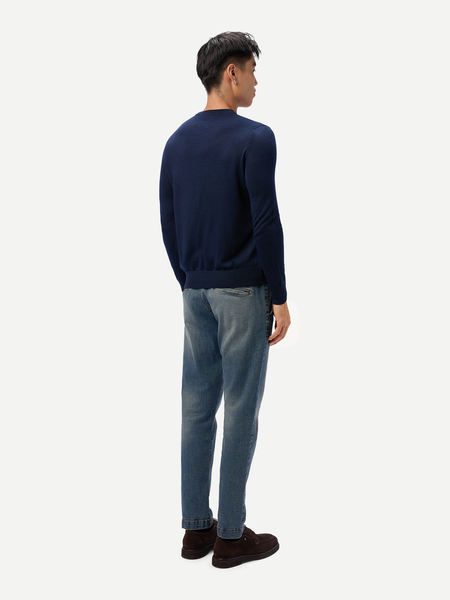 Cashmere Silk C-Neck Sweater