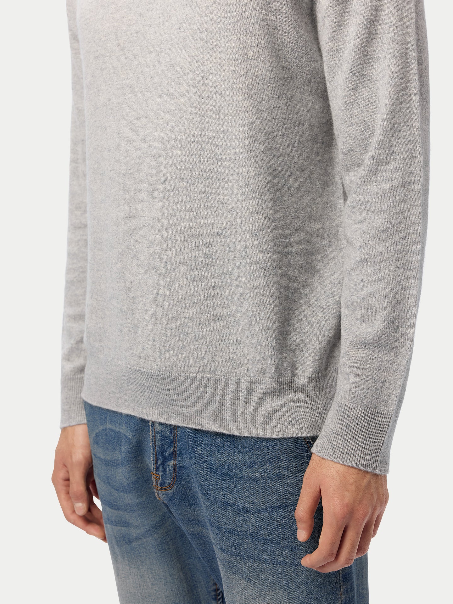 Timeless Mock Neck Cashmere Sweater