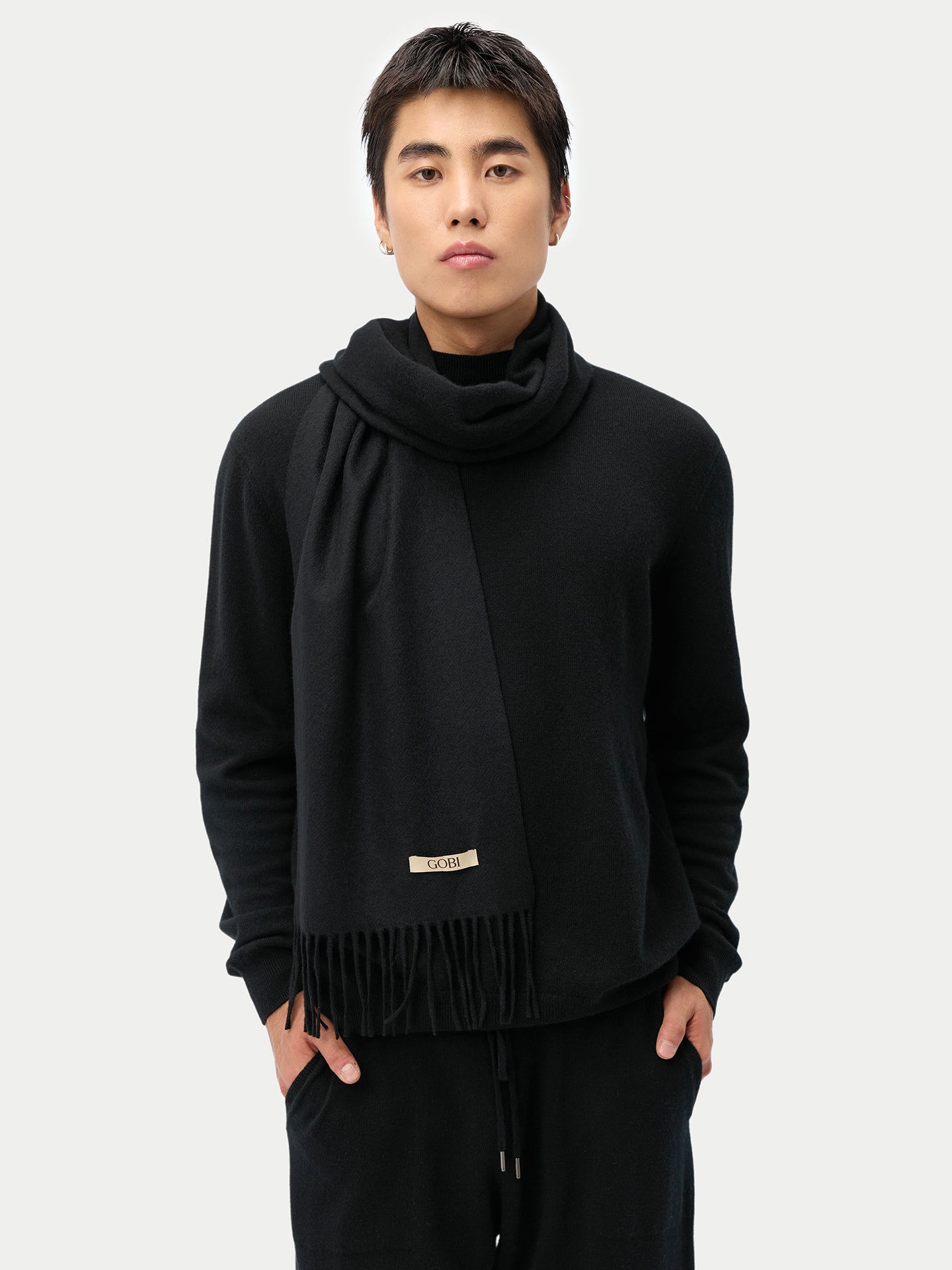 Pure Cashmere Warmth Woven Scarf