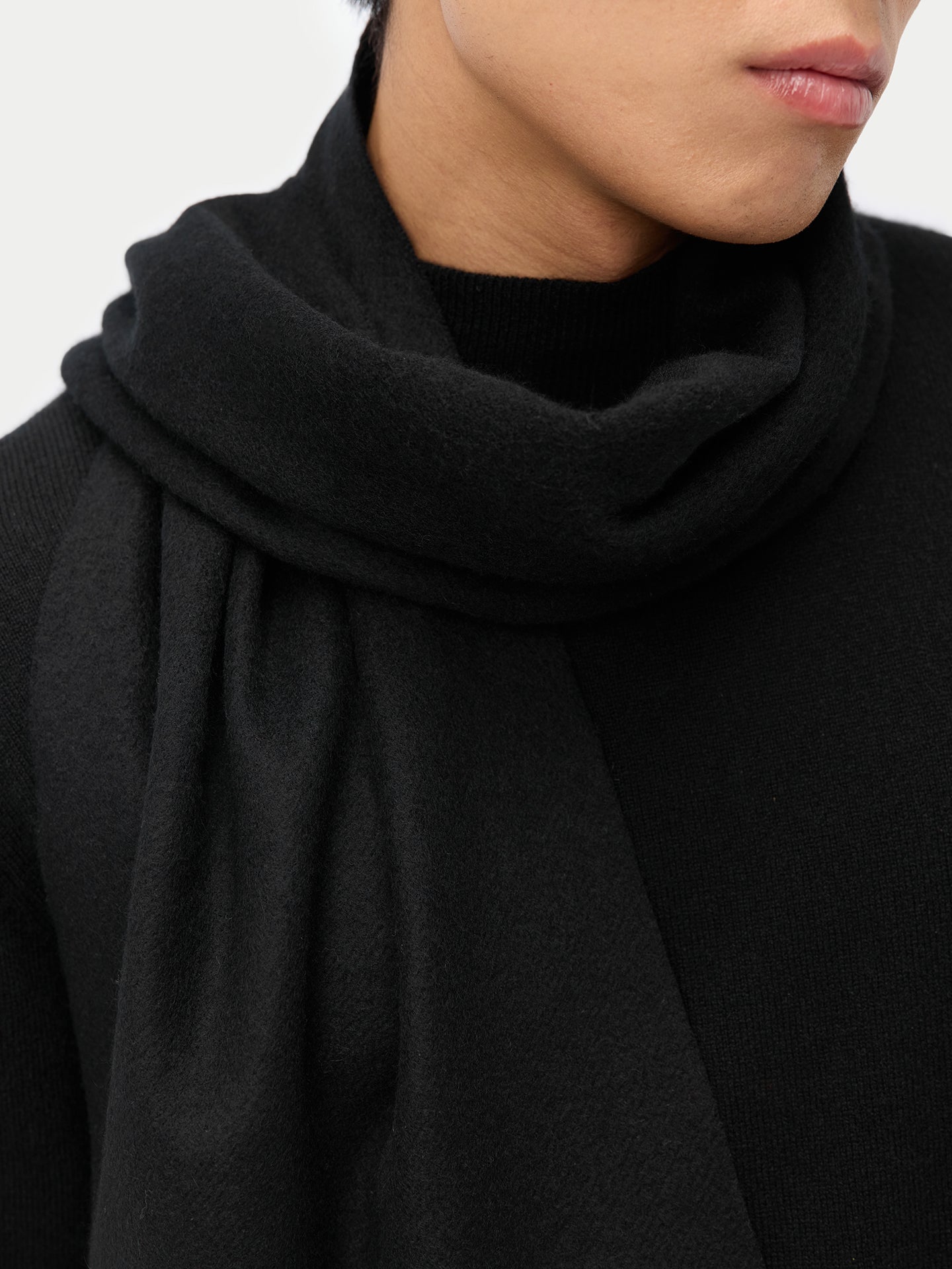 Pure Cashmere Warmth Woven Scarf