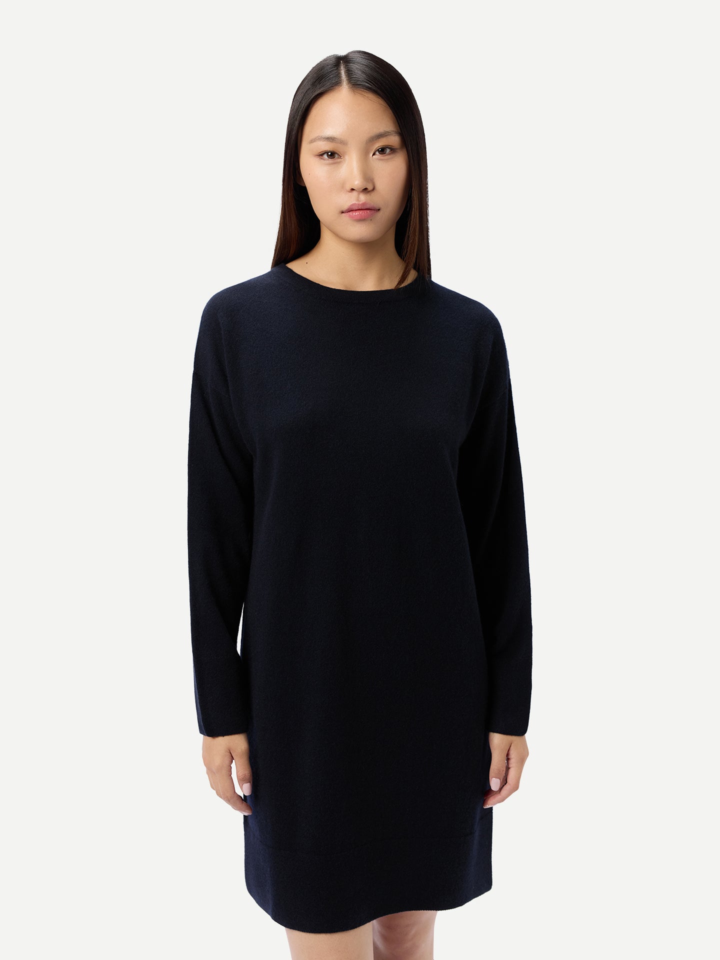 C-Neck Knit Dress