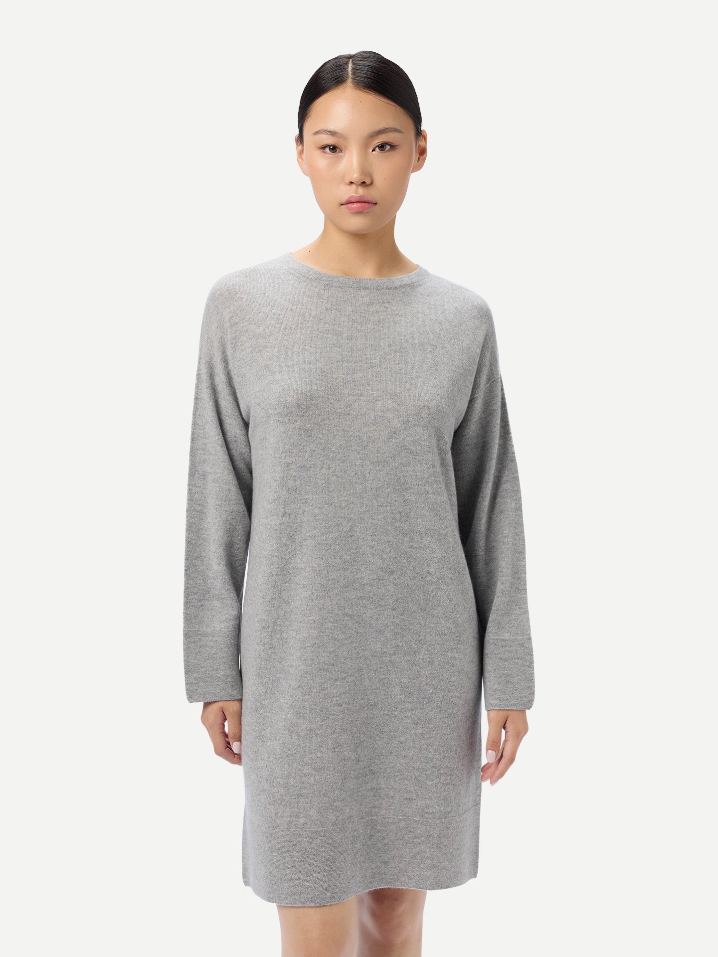 C-Neck Knit Dress