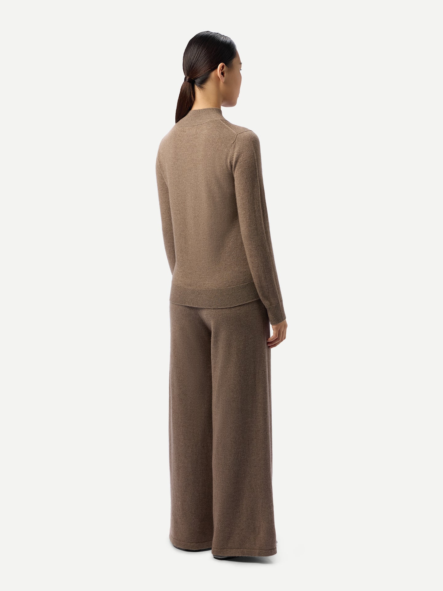 Timeless Cashmere Mock Neck Sweater