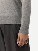 Timeless Cashmere Crewneck Sweater High Rise - Gobi Cashmere #color_high-rise