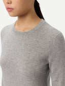 Timeless Cashmere Crewneck Sweater High Rise - Gobi Cashmere #color_high-rise