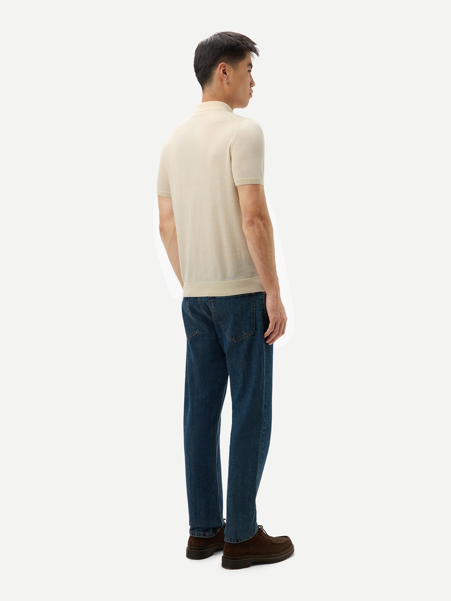Cashmere Silk Polo Shirt