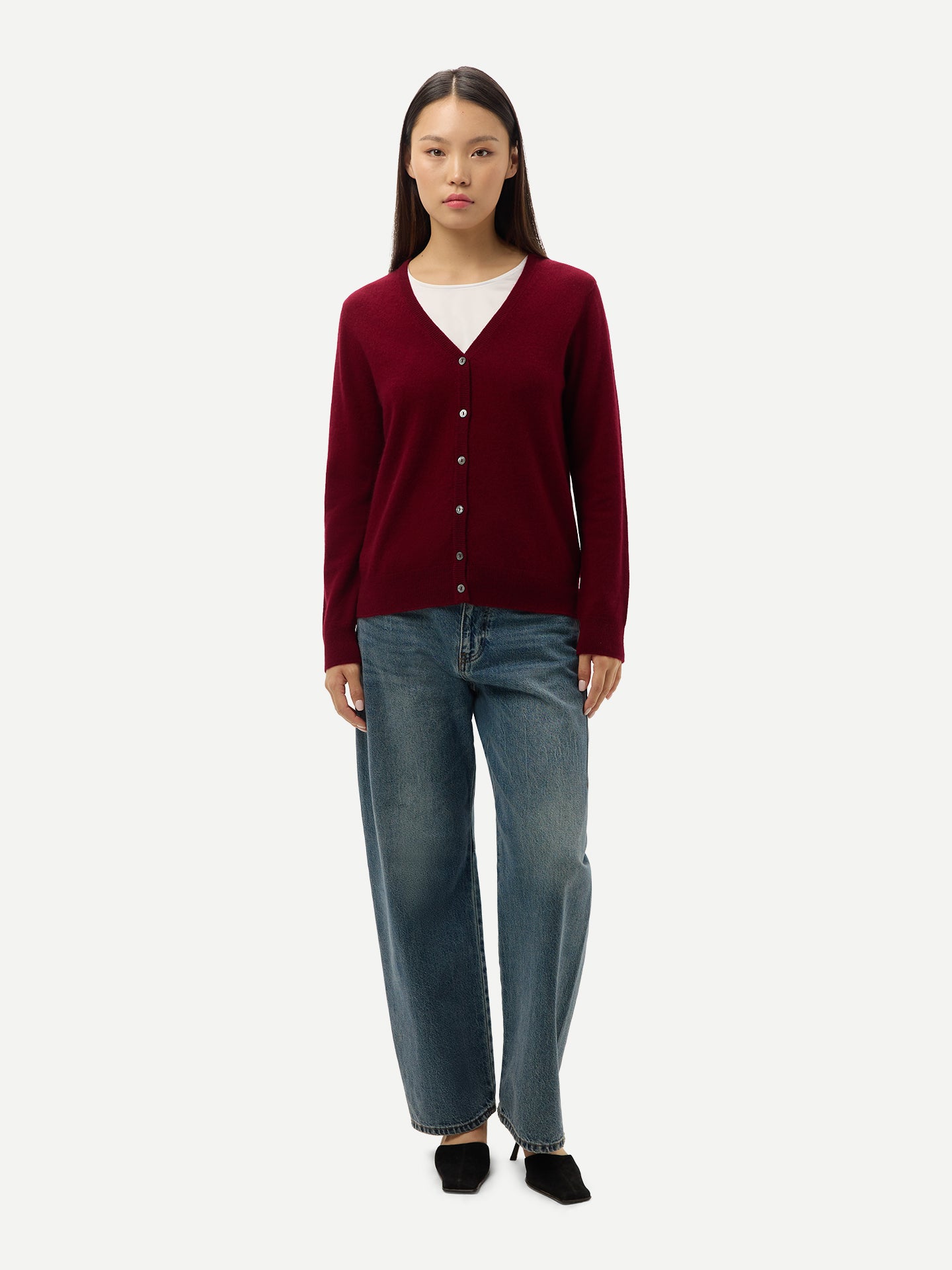 Timeless Cashmere V-Neck Cardigan