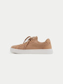 side view of a almond color sneaker #color_toasted-almond