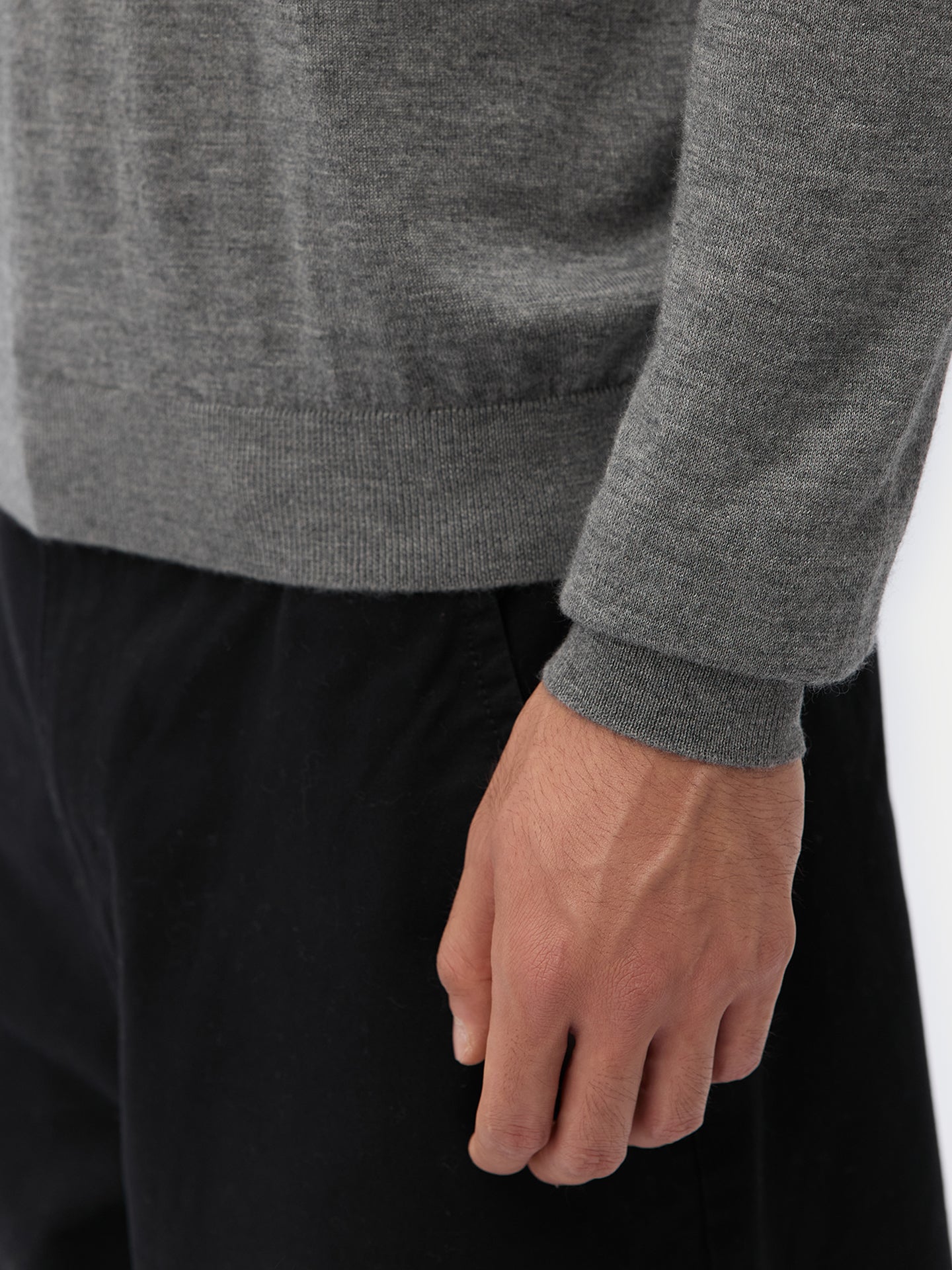 Cashmere-Silk Turtleneck Sweater