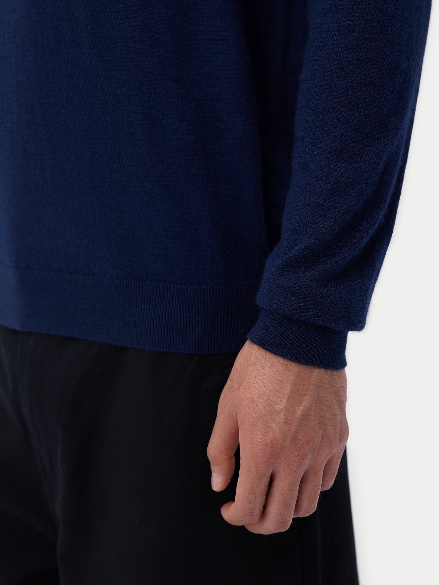 Cashmere-Silk Turtleneck Sweater
