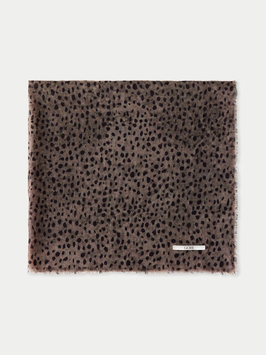 Dune Dots Printed Cashmere Shawl
