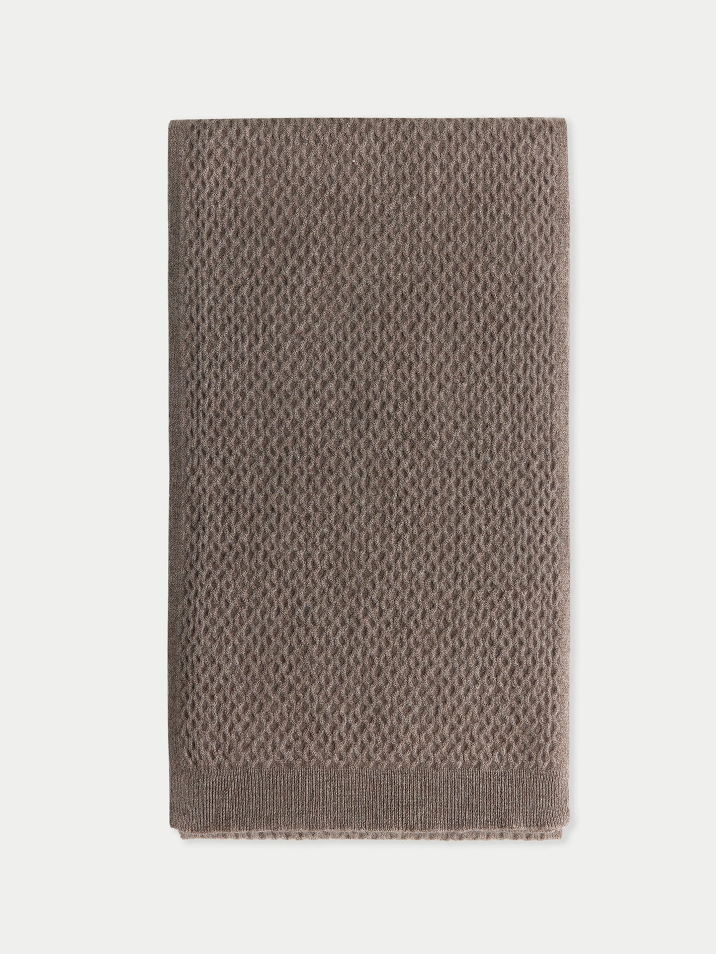 Organic Color Textured Cashmere Scarf