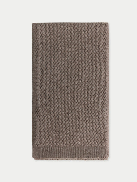 Organic Color Textured Cashmere Scarf