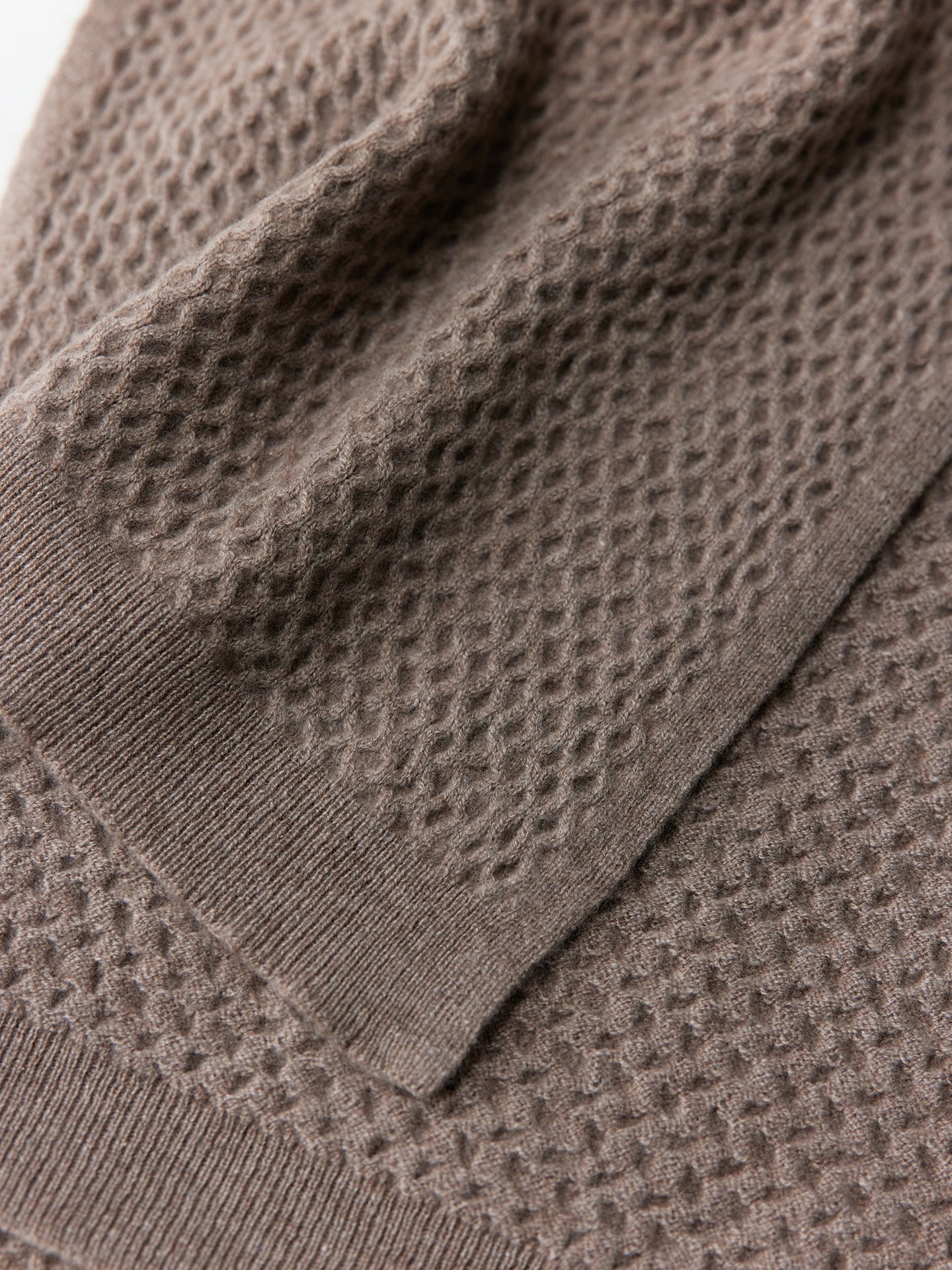 Organic Color Textured Cashmere Scarf