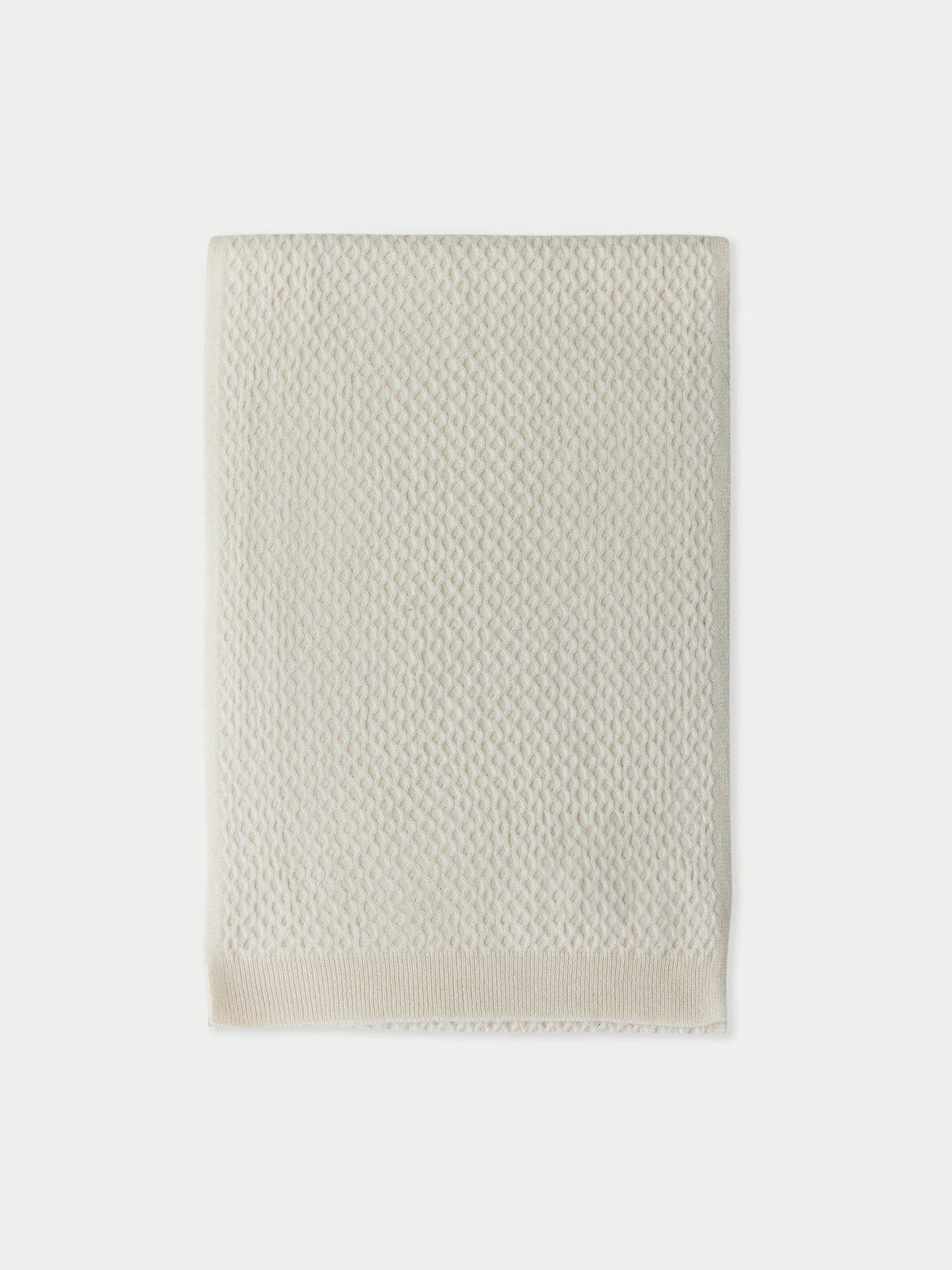Organic Color Textured Cashmere Scarf