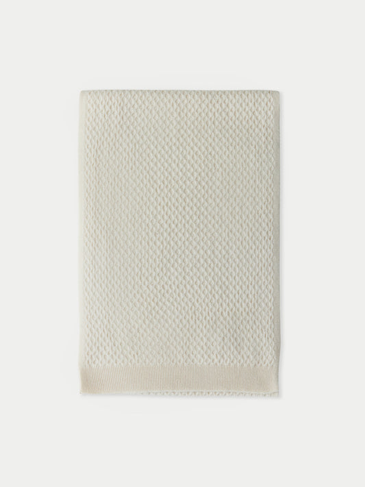 Organic Color Textured Cashmere Scarf