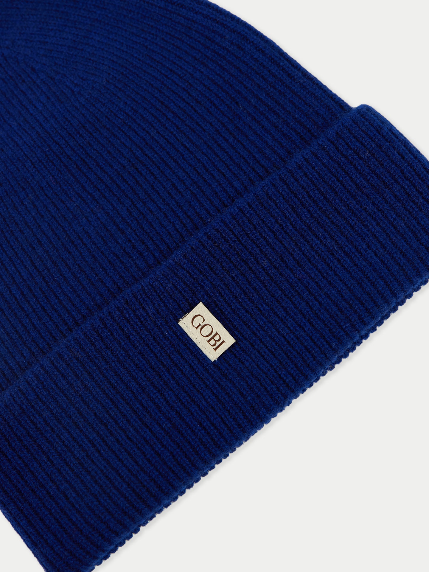 Cashmere Rib Knit Beanie