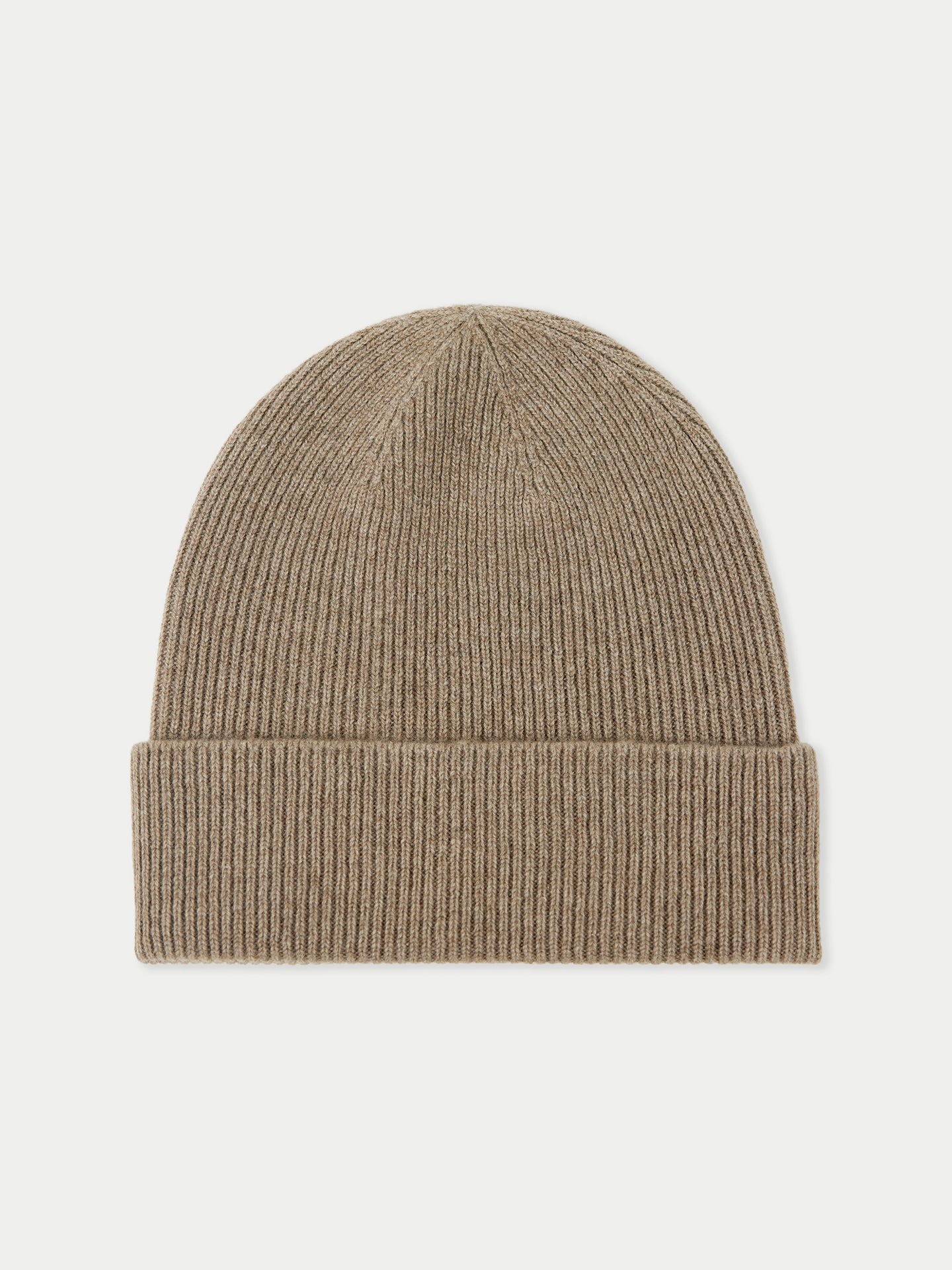 Organic Color Cashmere Rib Knit Beanie