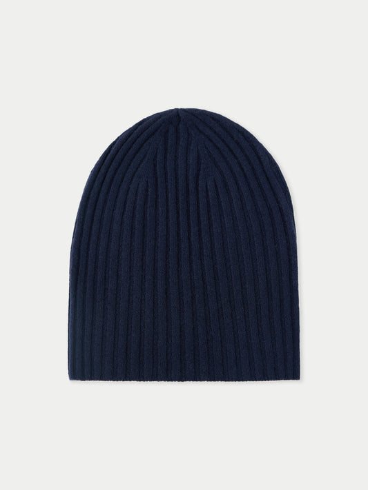 Cashmere Rib Knit Hat