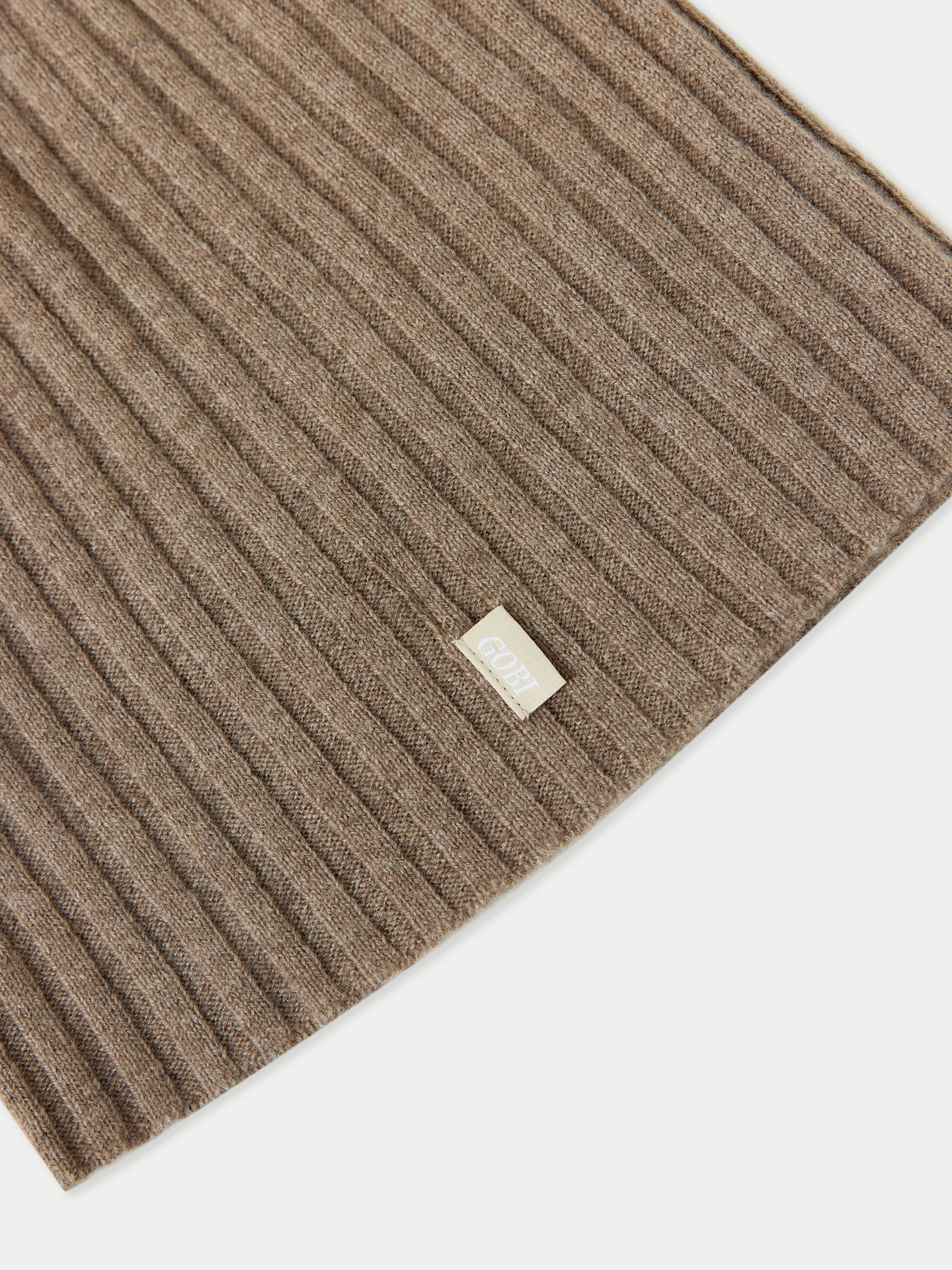 Organic Color Cashmere Rib Knit Hat