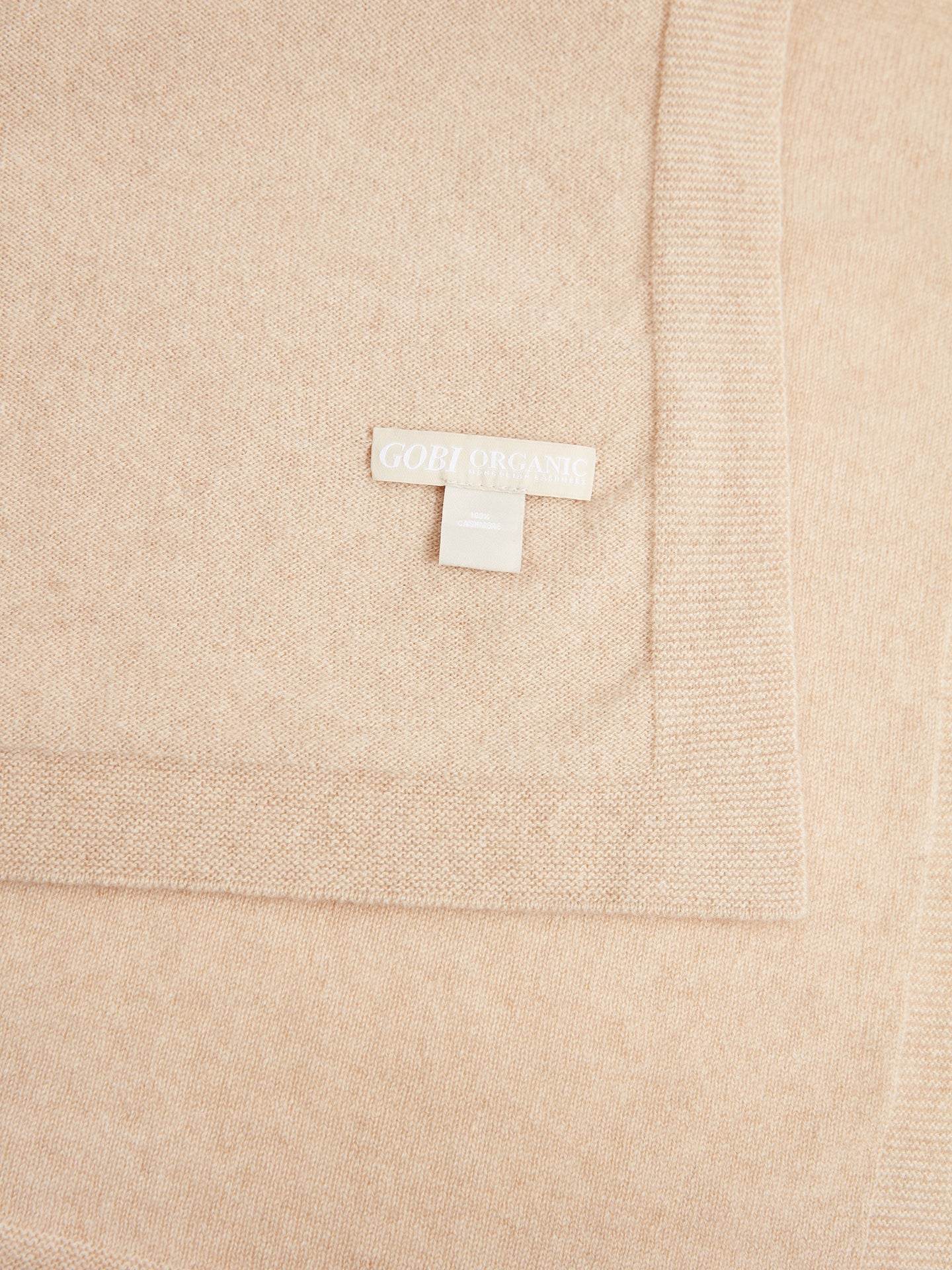 Organic Cashmere Knit Blanket
