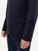 close up a navy blazer with jeans #color_navy