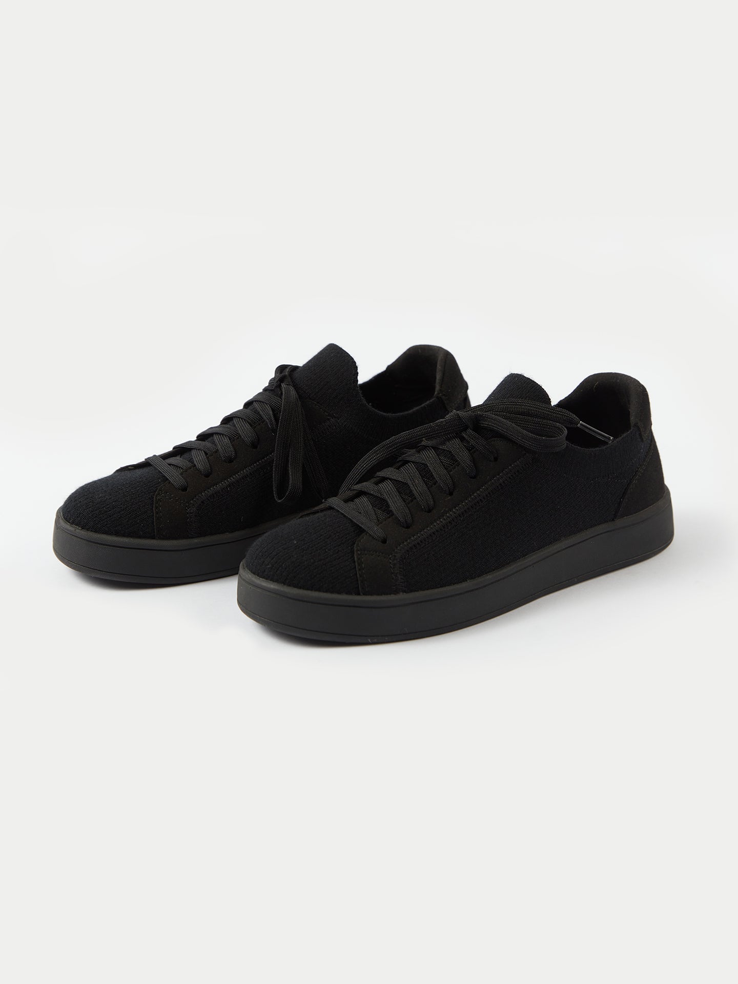 Mercerized Wool Cashmere Knitted Sneakers